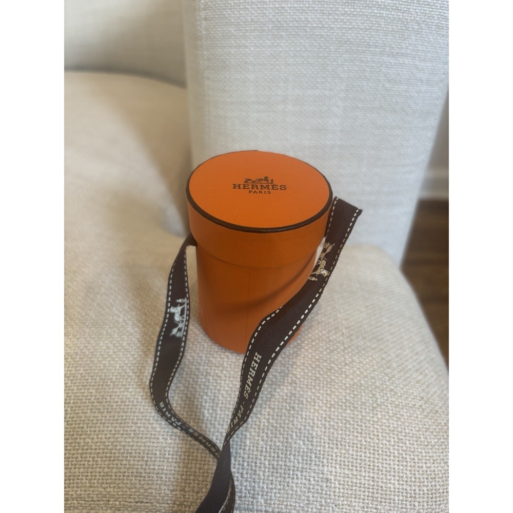 Hermes Authentic Empty Twilly Orange Box